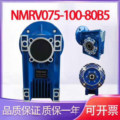 rv蜗轮蜗杆减速机NMRV075-100-80B5 变速箱电机WORM GEAR REDUCER