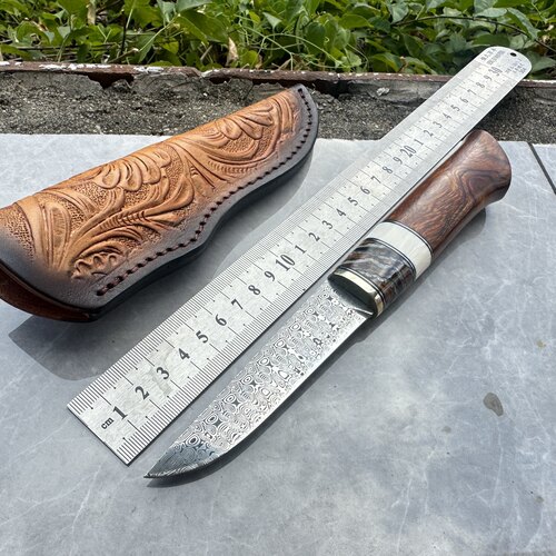 进口瑞粉大马士革自产自销手工刀