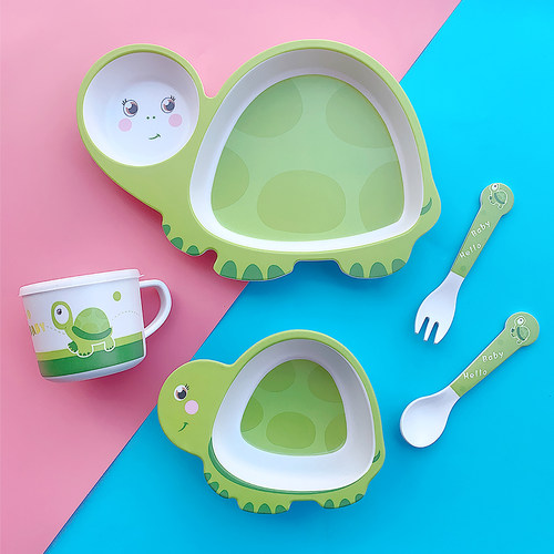 可爱小乌龟儿童餐具套装卡通碗