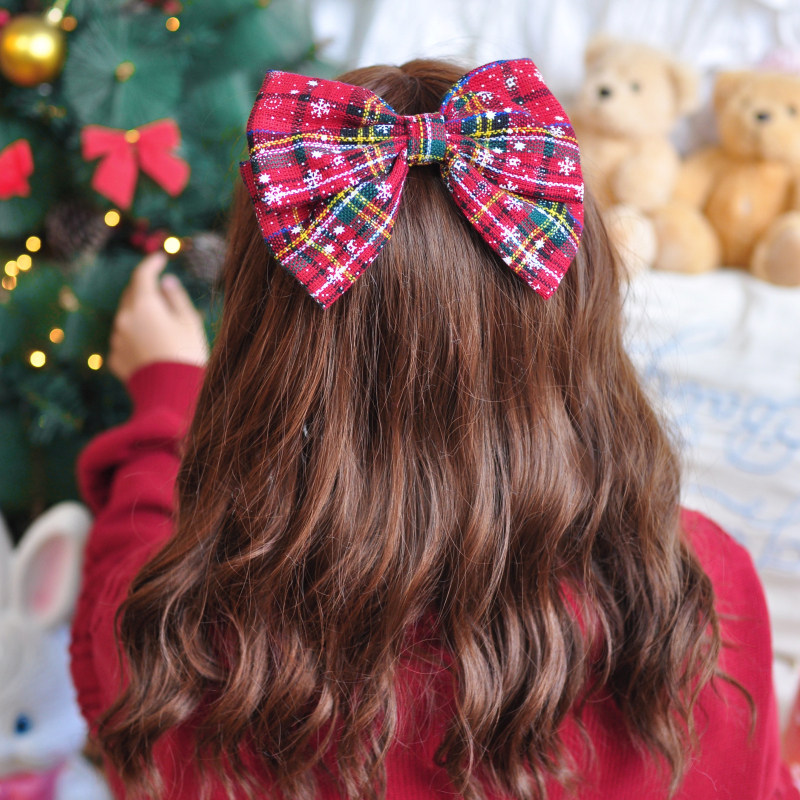 本守造原创手圣诞节新年JK lolita蝴蝶结蝴蝶结发夹背夹顶夹,饰品/流行首饰/时尚饰品新,发饰,淘宝优惠券,粉丝福利购,淘宝优惠卷