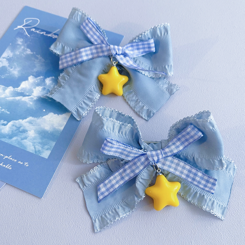 本守造发夹涤纶可爱原创