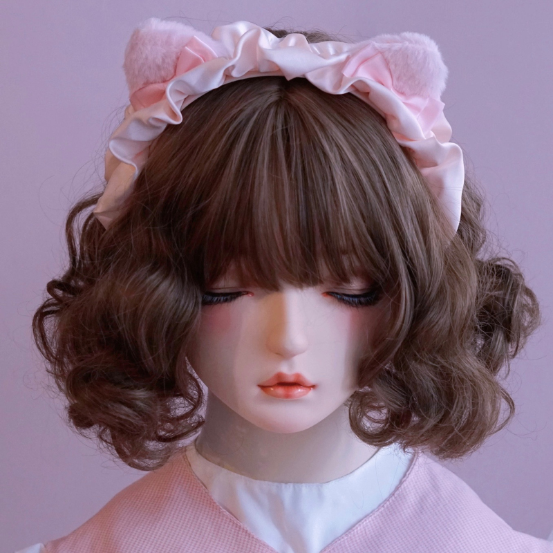 本守造原创手工粉色系列发饰