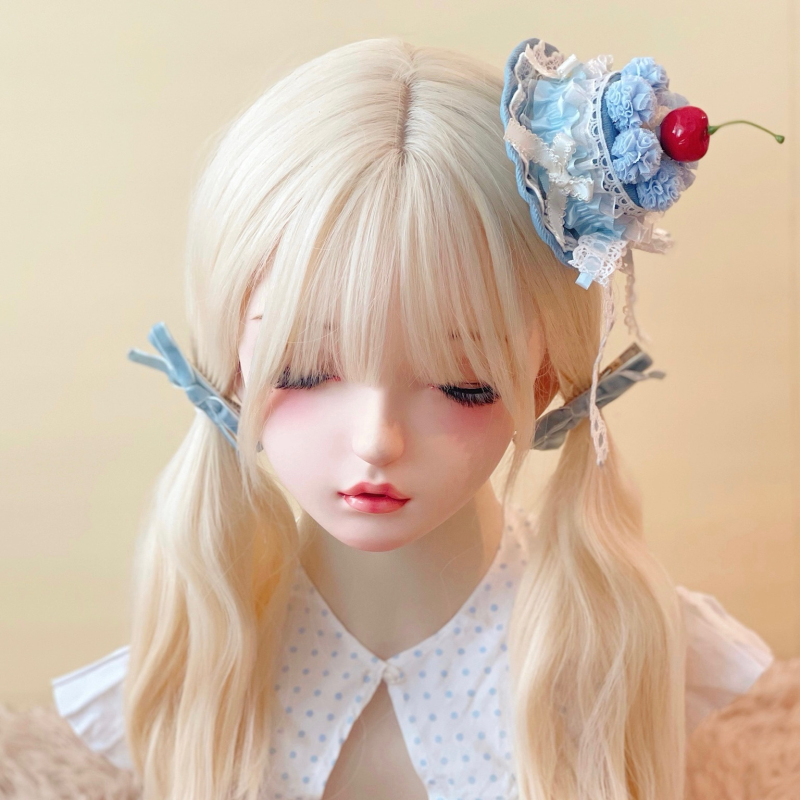 本守造原创樱桃蛋糕花朵礼帽发夹