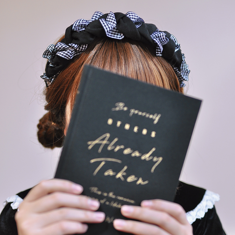 原创手工辫子发箍日系增高颅顶