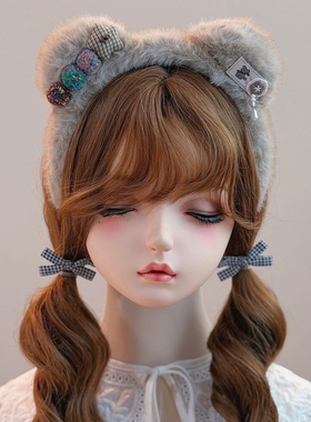 本守造手工兽耳发箍Lolita可爱