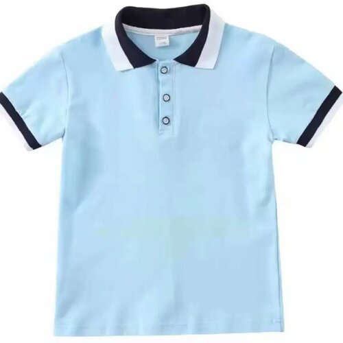 纯棉校服短袖POLO衫t恤班服夏