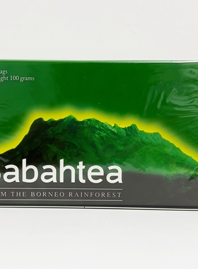 马来西亚 SABAH TEA 沙巴红茶 茶包 100%红茶 50g/100g