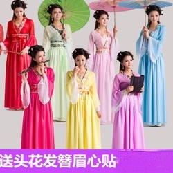 清新淡雅成人礼七仙女古代衣服