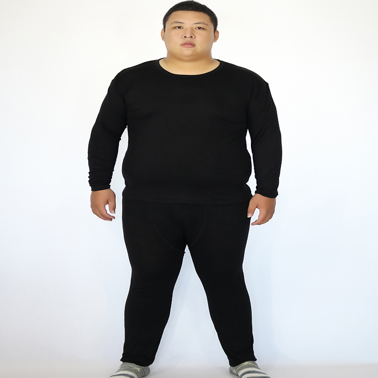 莫代尔大码高弹肥佬薄款内衣套装