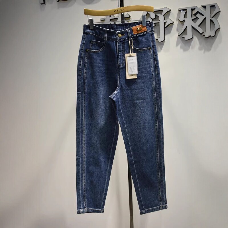 品牌女装女裤2026春季M7510专柜弹力修身时尚锥版休闲直筒牛仔裤