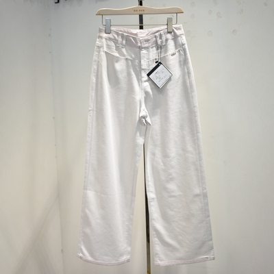 秋奕女装品牌2026夏季新款66053专柜新品时尚舒适显瘦阔腿裤