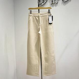 舒适弹力腰职业阔腿裤 杜鹃鸟女裤 1282专柜时尚 新款 2026春季