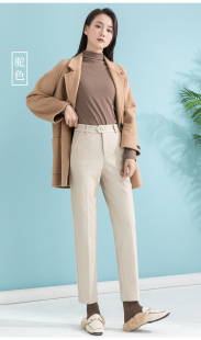 直筒舒适职业裤 梦舒雅女裤 LY6006专柜加厚弹力腰锥版 新款 2026春季