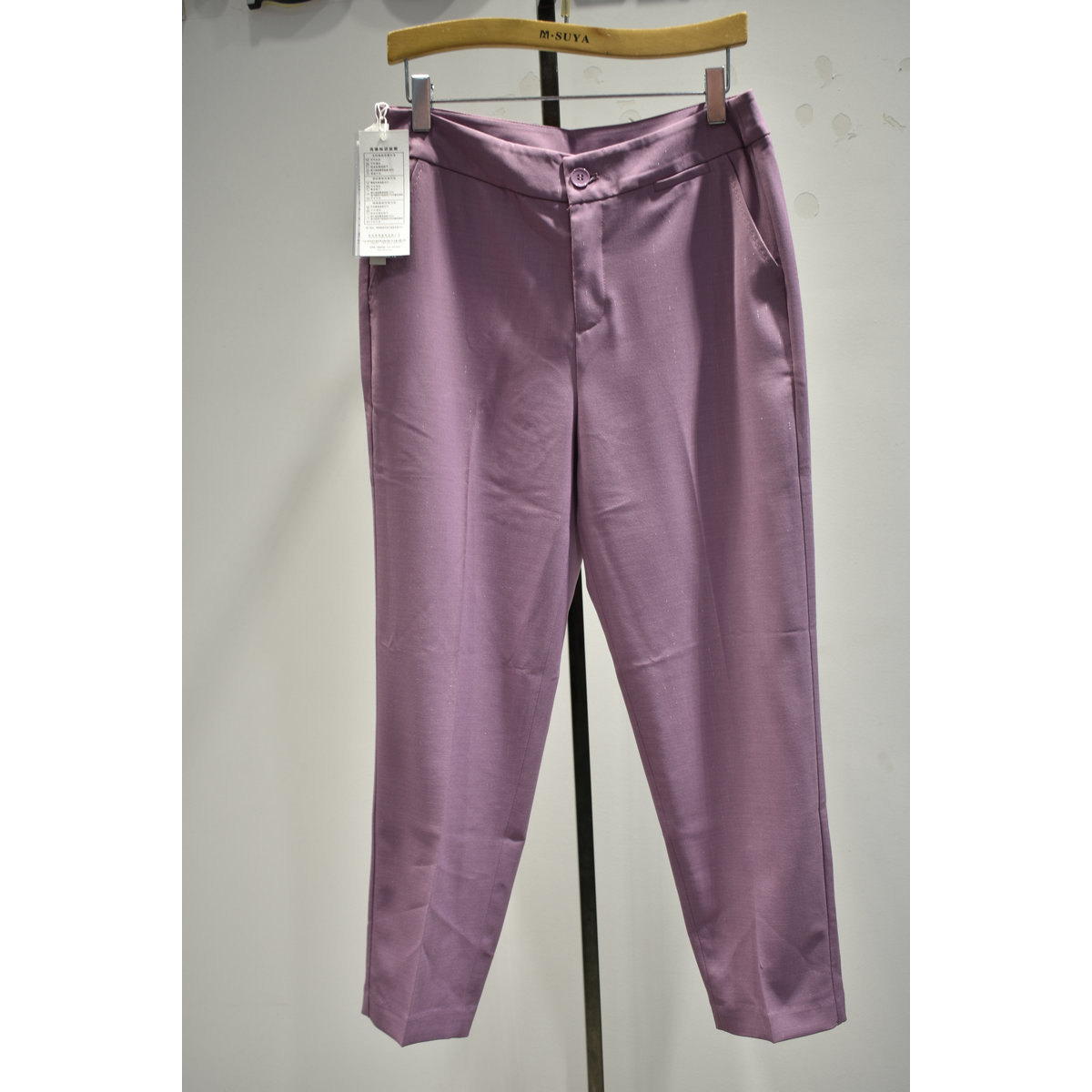 梦舒雅女裤2026年春季新款13188071时尚显瘦舒适气质锥版西装裤