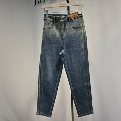 品牌女装女裤2026春季1146020专柜弹力修身时尚锥版休闲牛仔裤