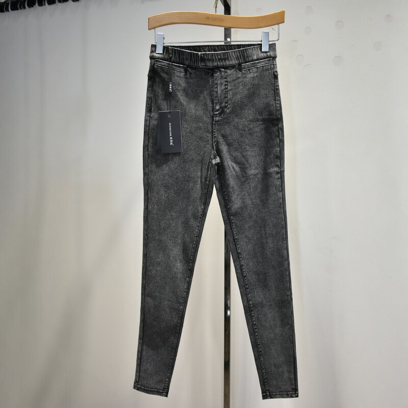 品牌女装2026年春季新品时尚舒适休闲松紧腰弹力打底裤MT3886