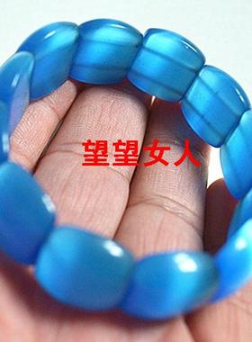 合成多色猫眼石手链时尚百搭