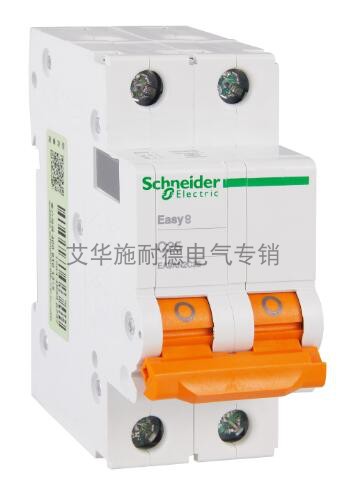 正品现货施耐德小型断路器EA9AN2C25 2P C25A照明型