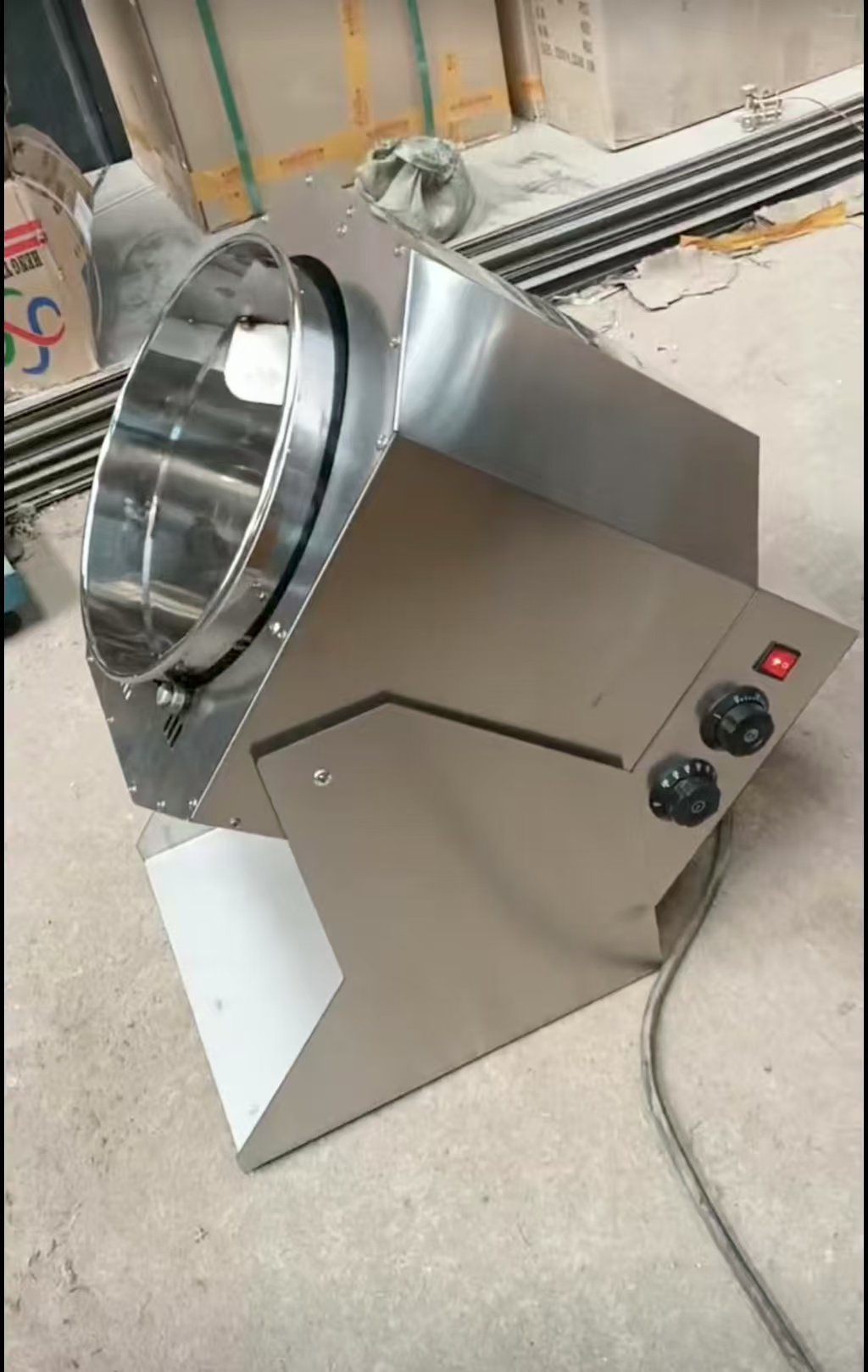 家用小型炒货机螺旋叶片电加热五谷杂粮瓜子花生核桃板栗全不锈钢