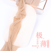 0d日本雪黛丽丝袜女哑光雾面不反光超薄蚕丝隐形脚尖全透明连裤 袜