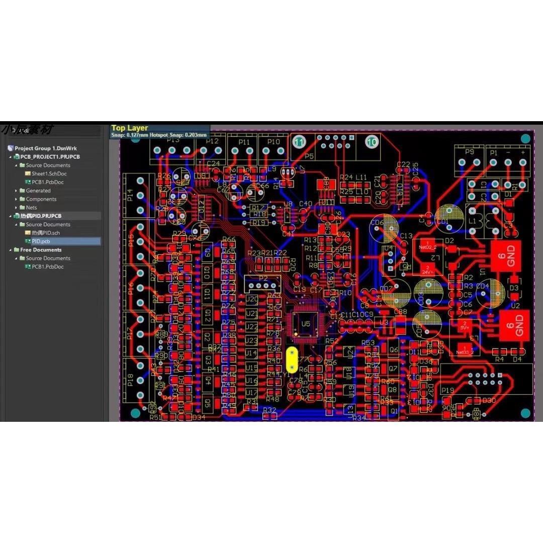 自整定PID温控算法 51 STM32温控源码PCB+原理图+程序资料
