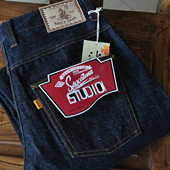 沾酱311xx修身 小直筒原色养牛赤耳单宁牛仔裤 沾酱牛仔