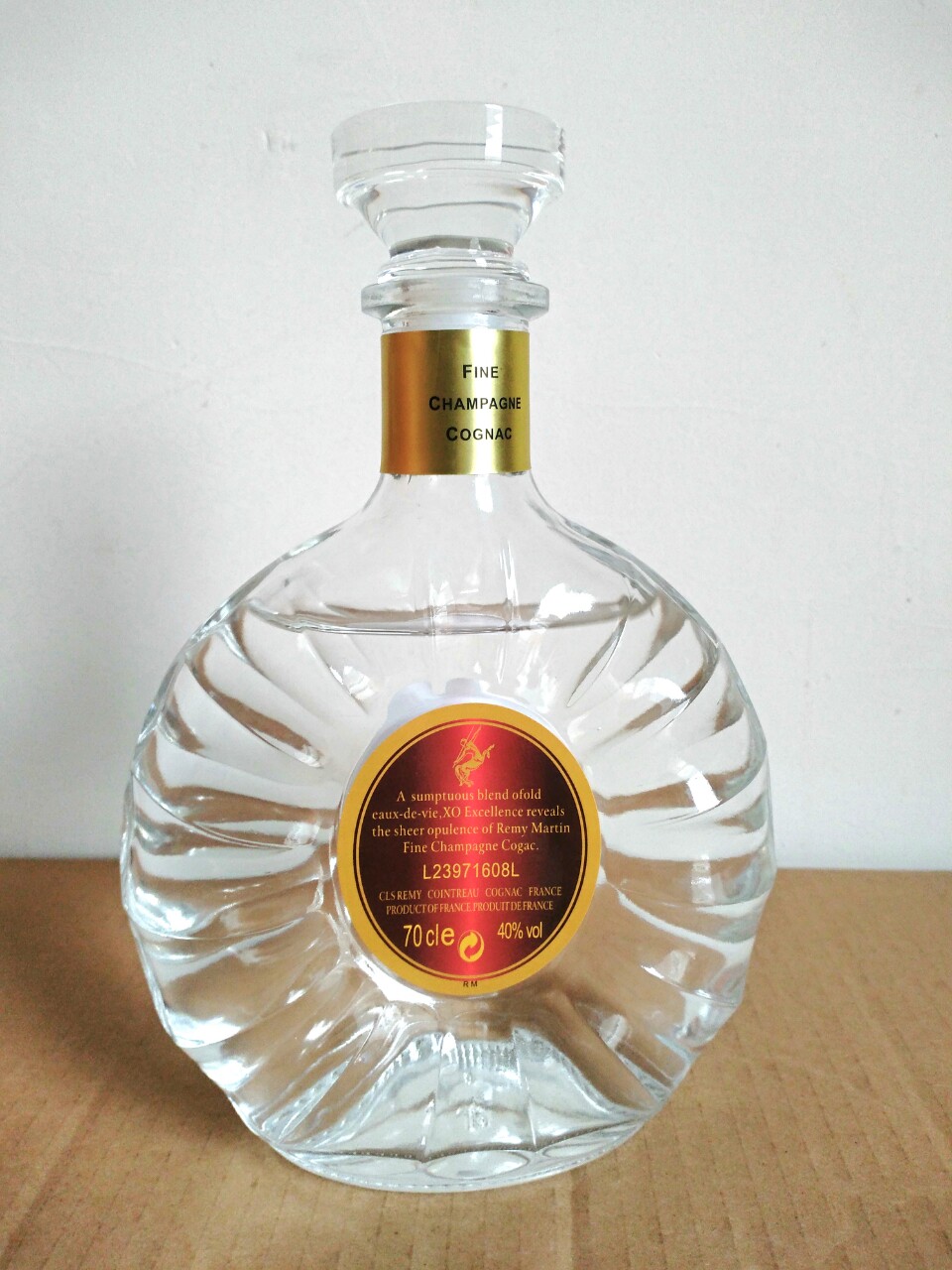 泡酒养生药酒瓶洋酒空瓶酒柜装饰人头马xo洋酒瓶送塞子封膜非原装