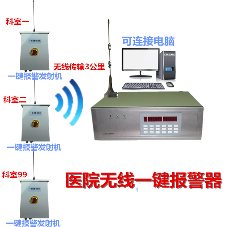 医院一键紧急报警器一键式医院医闹无线求助报警器三年质保直销