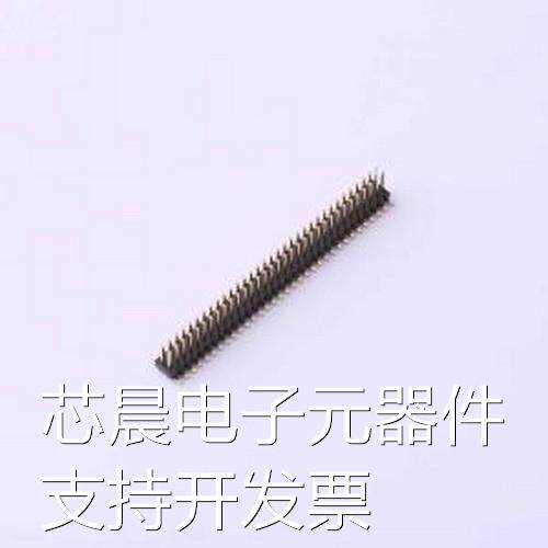 X1321WVS-2x33J-C40D53 排针 2x33P 间距:1.27mm 方针 SMD,P=1.27