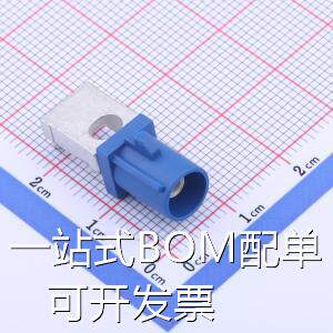 XK08WMC RF射频同轴连接器 FAKRA连接器,公头沉板式,蓝色 代 原装