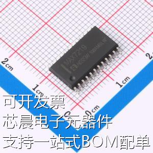 MAX7219M/TR LED显示驱动 MAX7219M/TR SOP-24-300mil原装现货