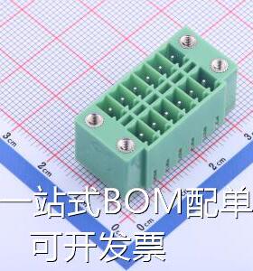 KF2EDGKVM-3.5-2*6P 插拔式接线端子 3.5mm 2x6P 排数:2 每排P数: