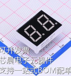 SN430502N/16 LED数码管 2位0.5英寸红色数码管 共阳极 插件原装