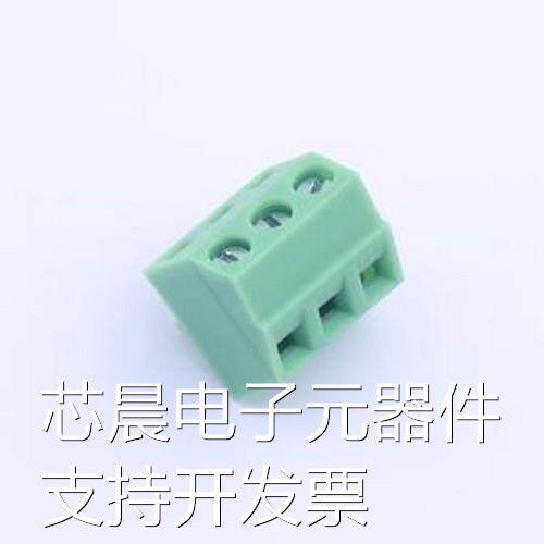 KF127S-3.81-3P 螺钉式接线端子 3.81mm 1x3P 排数:1 每排P数:3原