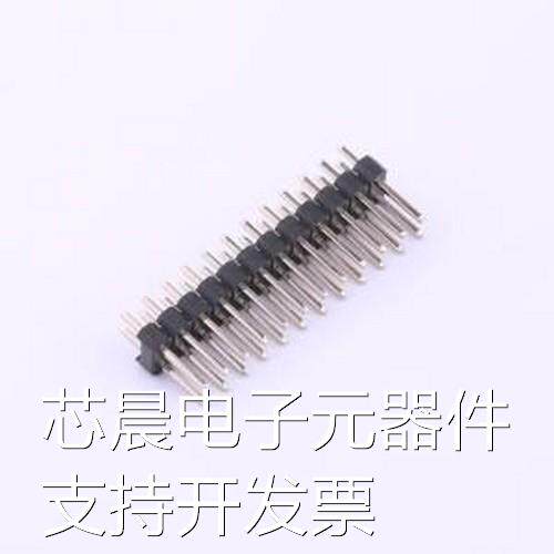 HB-PH8-254212PB2GOP 排针 间距:2.54mm 2x12P 直插 方针 插件,P=