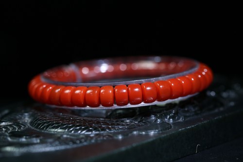 保山辣椒红7mm直切手链手串耳环项戒指挂件