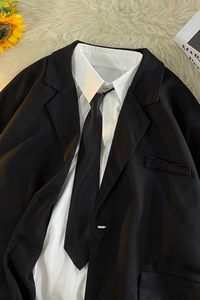 2025秋装纯色小西装男西服D201-DM165-P65图片