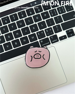 自制韩国ins卡通可爱小众趣味饥饿小猪头手机透明气囊支架桌面