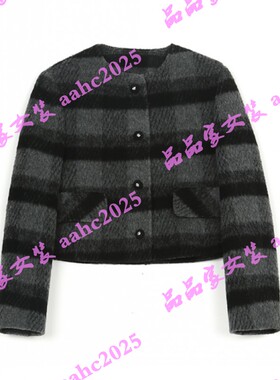 ST.carol圣卡萝2025冬装新款国内正品代购双面呢6507111 吊牌1799