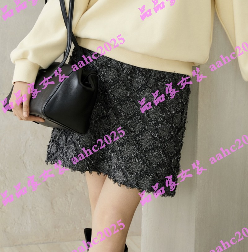 Aitoo·Suxi艾凸苏希2025冬装新款国内正品代购短裙 A2541BQ077