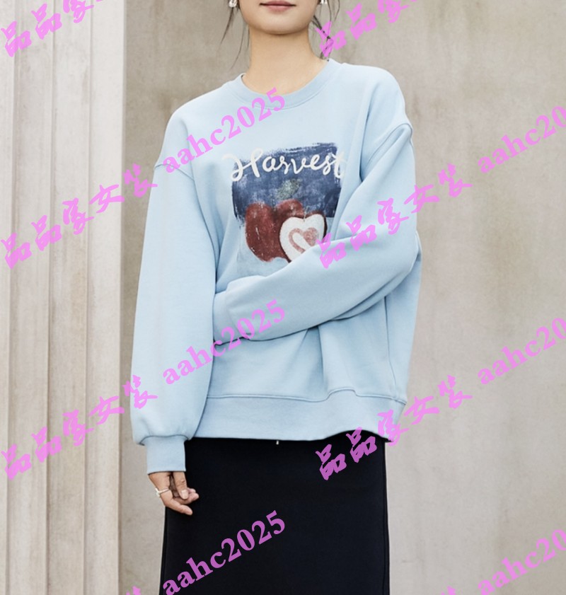 Aitoo·Suxi艾凸苏希2025冬装新款国内正品代购卫衣 A2541WY024