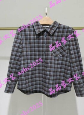 HANXU韩序2025冬装新款国内正品代购衬衫H072ACS8323 吊牌499