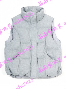 ST.carol圣卡萝2025冬装国内正品代购羽绒马甲6504055 吊牌1599