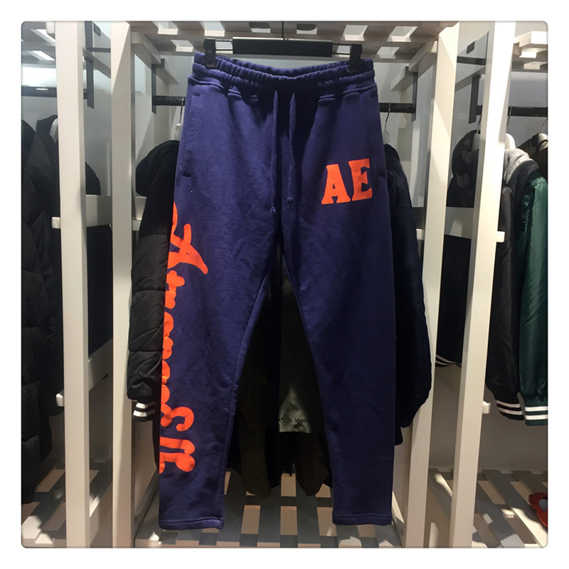 不对称撞色潮裤 春秋天穿超舒服的一款男士三色卫裤运动裤