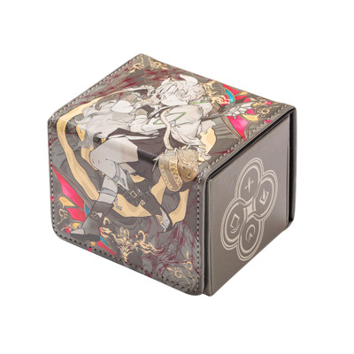 【黑猫子品牌-萤火】游戏王-卡盒-烙印 白圣女 吃货 皮质卡盒