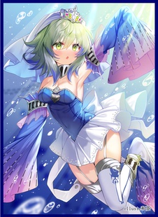 【黑猫卡牌】游戏王-妹套-壹世坏 珠泪哀歌族·梅洛人鱼卡套 独家