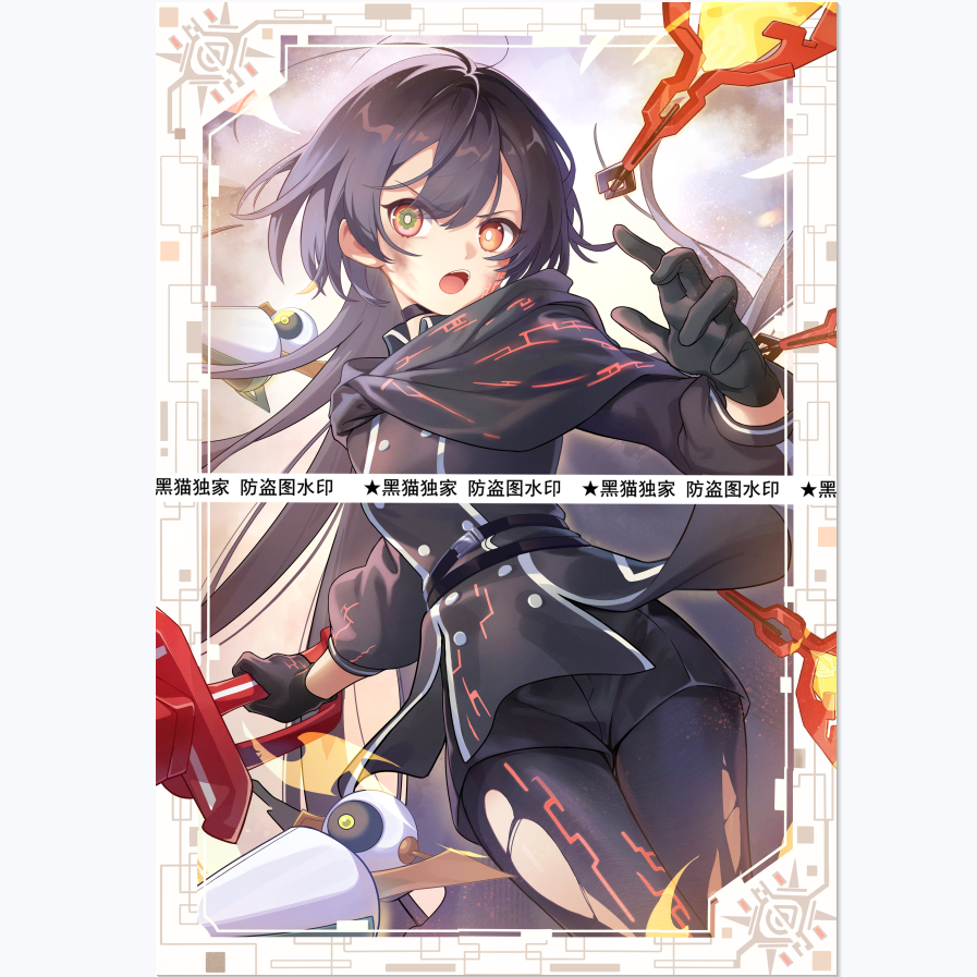 【黑猫卡牌】游戏王-妹套-闪刀姬 露世 风刀 异画 卡套 闪套 独家
