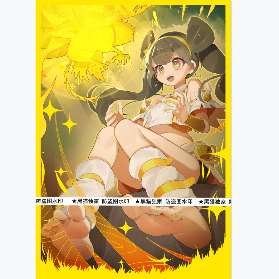 【黑猫卡牌】游戏王-妹套-御巫 大日女之御巫 卡套 独家 异画 ROG