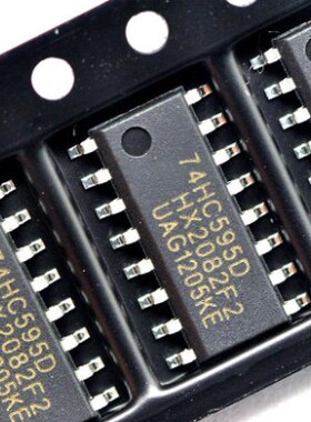 74HC595 74HC595D SN74HC595D 8位串行寄存器 贴片SOP-16