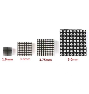 3.0 3.75 5.0mm红色高亮788 1588 管1.9 1088 2088 8点阵LED数码